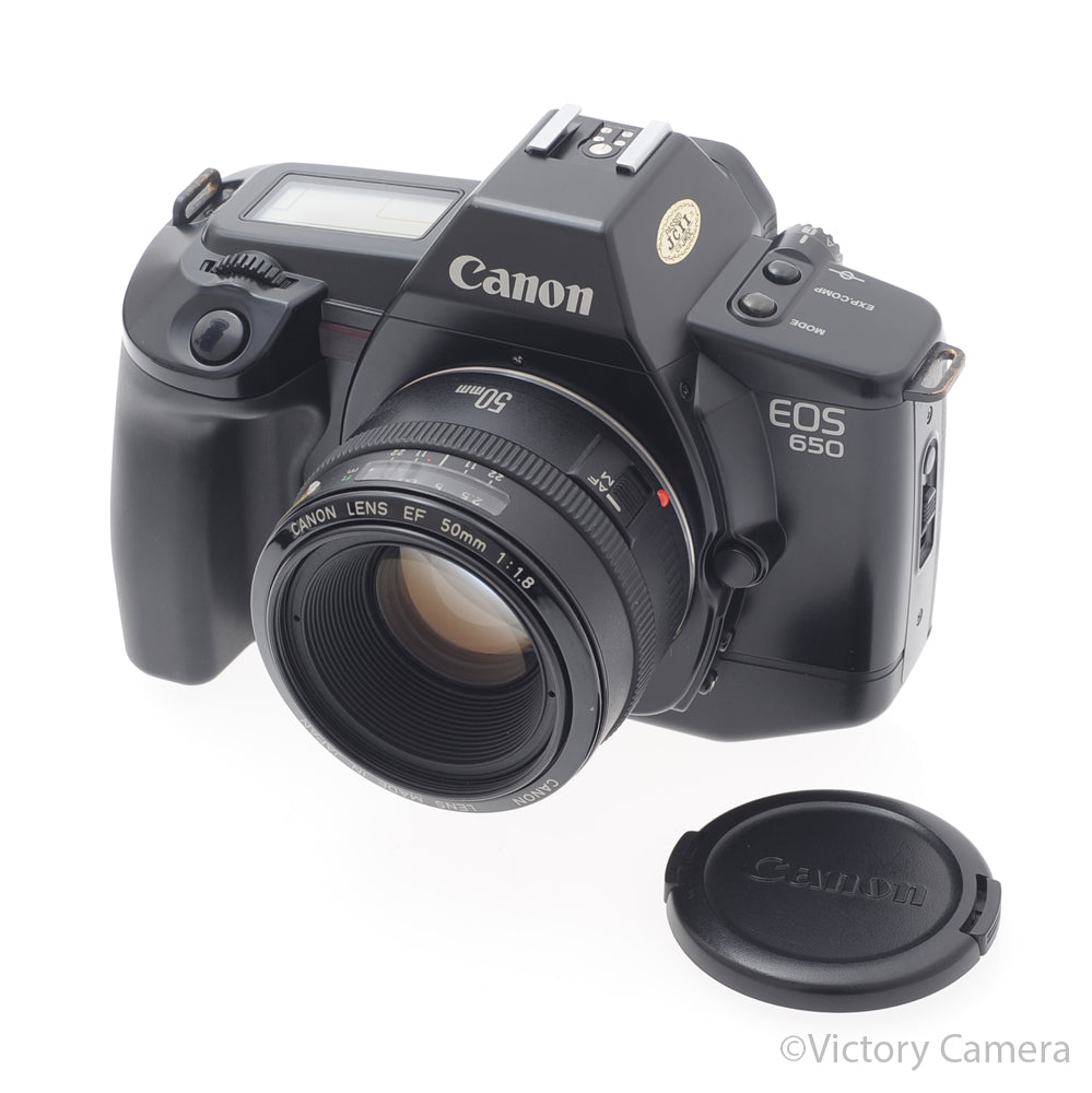 Canon EOS 650 Autofocus 35mm FILM Camera w/ 50mm f1.8 AF Lens [EXC+] - Victory Camera