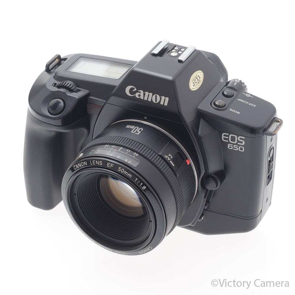 Canon EOS 650 Autofocus 35mm FILM Camera w/ 50mm f1.8 AF Lens [EXC+] - Victory Camera