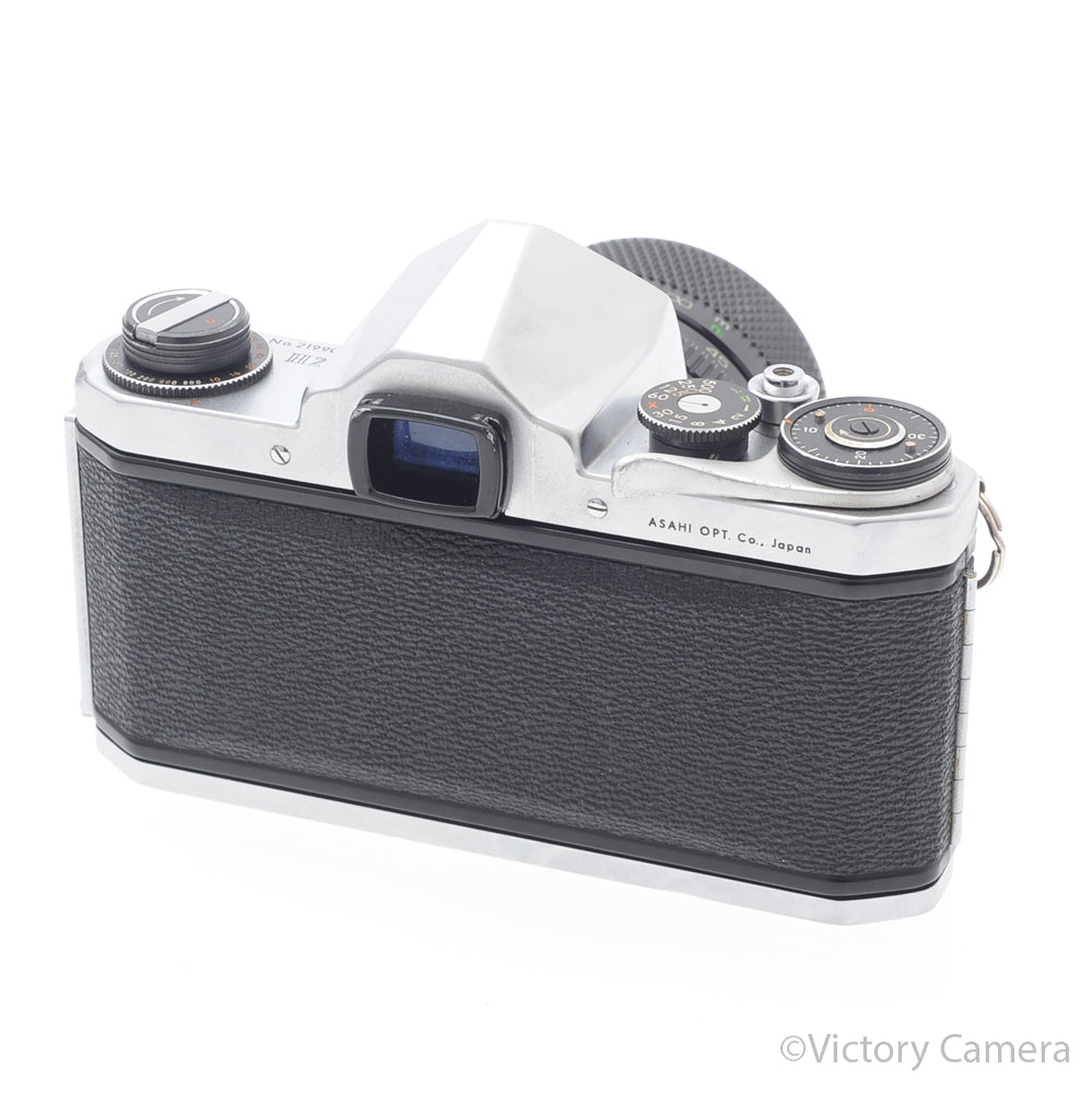 Pentax H2 Chrome 35mm Camera w/ 28-55mm Zoom Lens [EXC] image 3