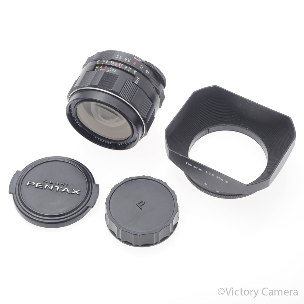 Pentax Super Takumar 28mm f3.5 M42 Screw Mount Wide Angle Prime Lens [EXC] image 5