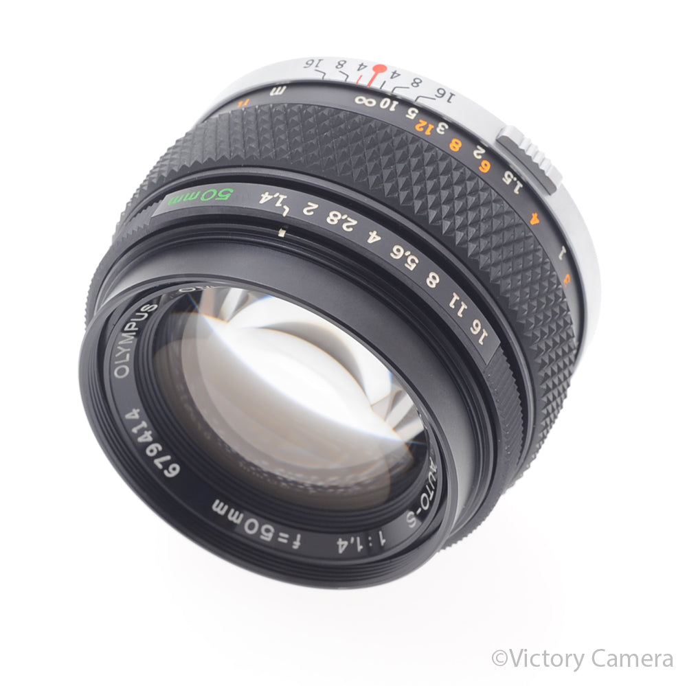 Olympus 50mm f1.4 Zuiko MC Auto-S OM Manual Focus Prime Lens [EXC-] image 1