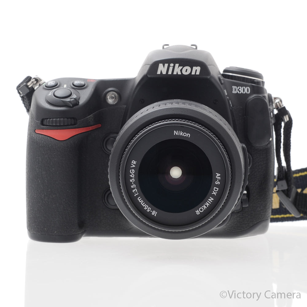 Nikon D300 Digital SLR Camera Body w/ 18-55mm Zoom Lens [EXC+] image 1