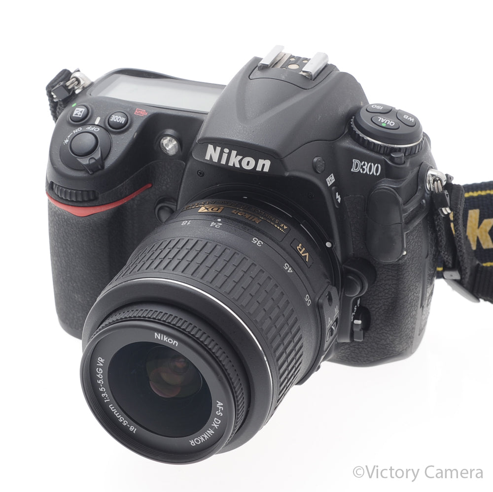 Nikon D300 Digital SLR Camera Body w/ 18-55mm Zoom Lens [EXC+] image 2