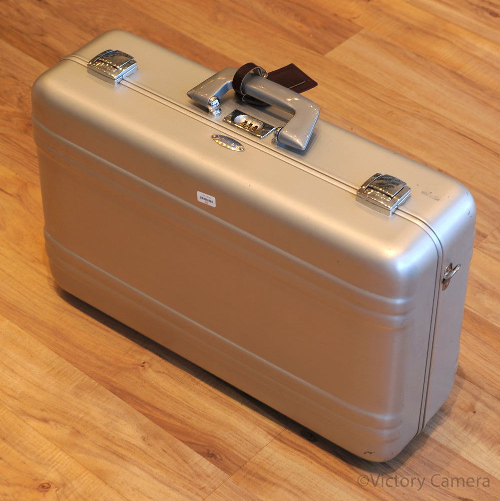 Vintage Zero Halliburton Locking Camera Metal Hard Case 21"x 13" x 6" [EXC-] image 4