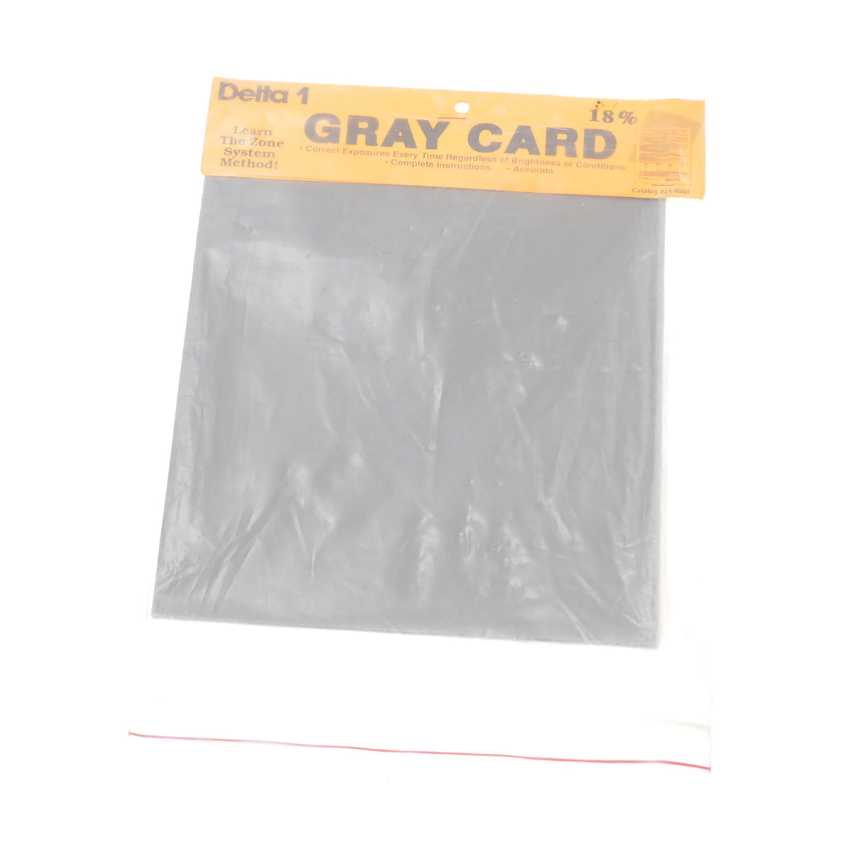 Delta 1 18% Gray Card (8 x 10", 2-Pack) [EXC+] image 2
