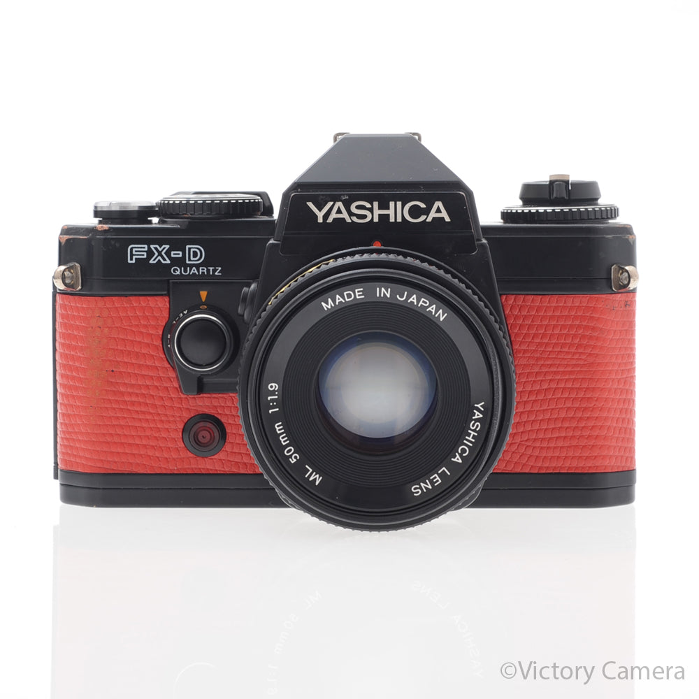 Yashica FX-D Quartz 35mm Film SLR Camera with 50mm f1.9 Lens [EXC] image 1