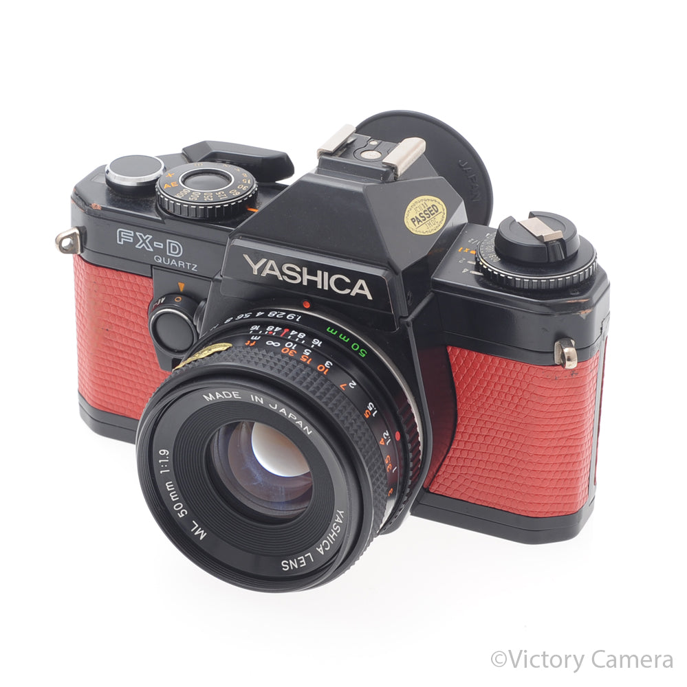 Yashica FX-D Quartz 35mm Film SLR Camera with 50mm f1.9 Lens [EXC] image 2