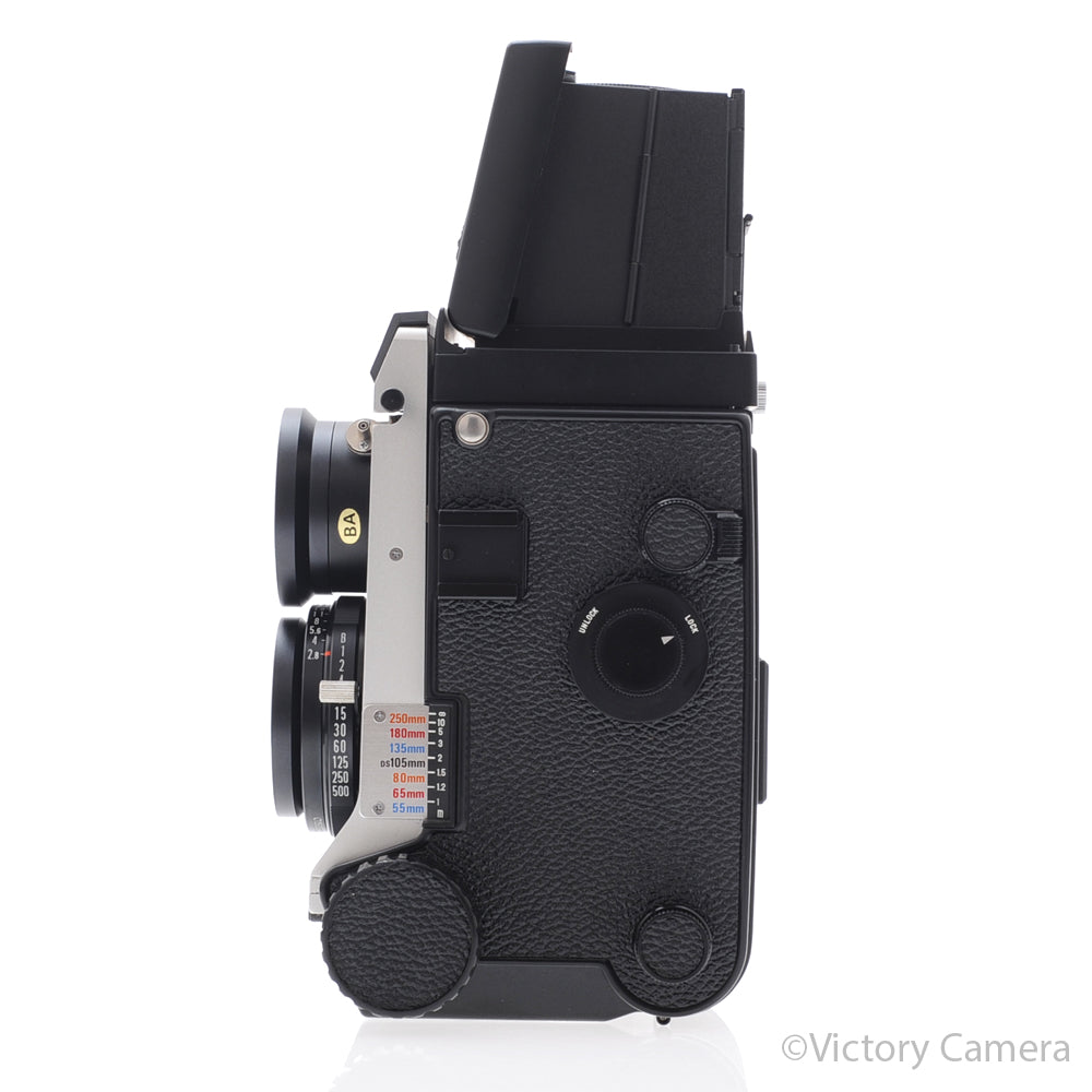 Mamiya C220 Professional F 6x6 TLR Camera w/ 80mm f2.8 Lens [EXC-] image 3