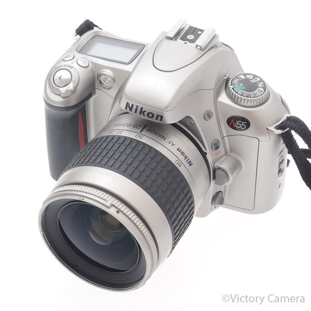 Nikon N55 35mm Autofocus SLR Camera w/ 28-80mm Zoom Lens [EXC+] image 2