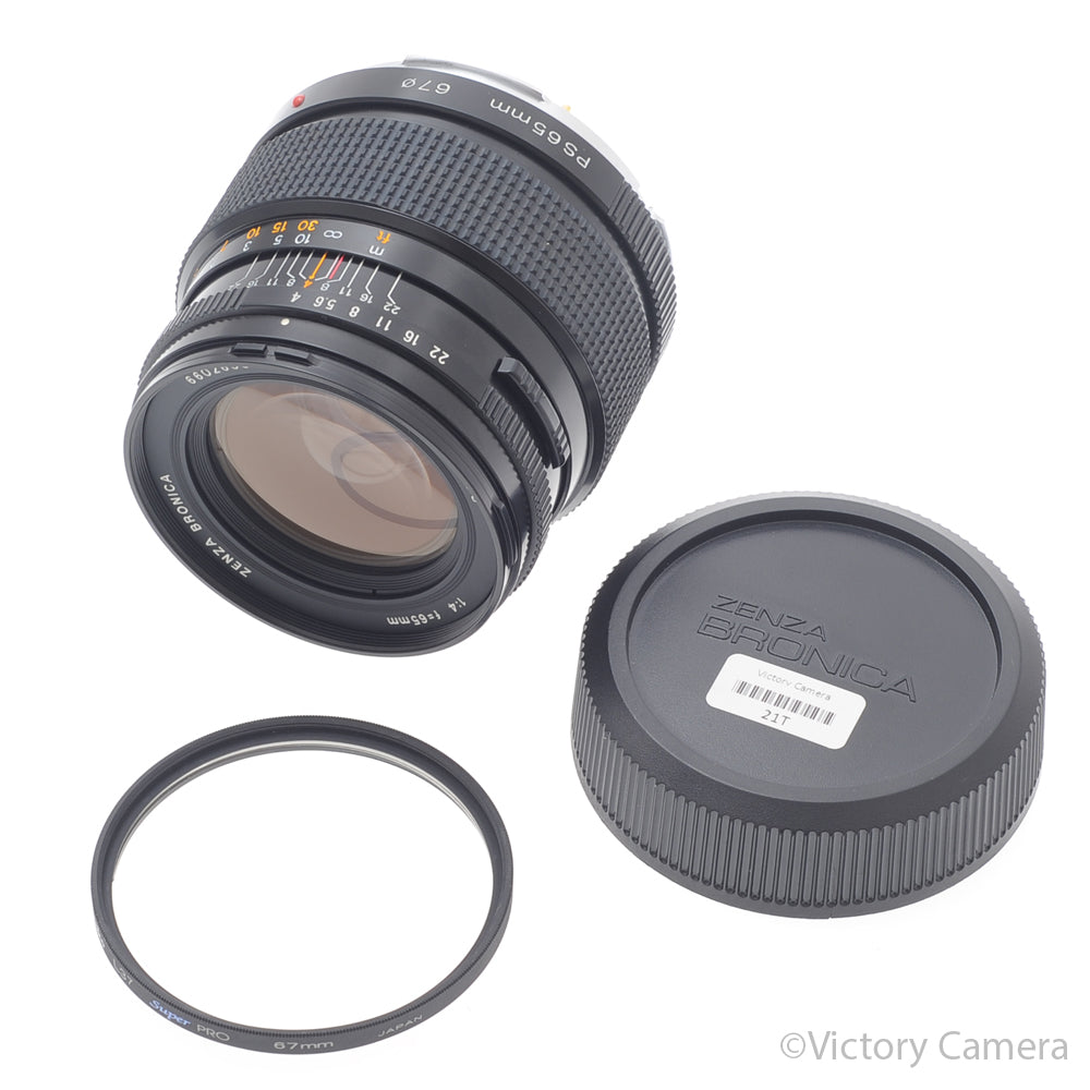 Bronica Zenzanon-PS 65mm f4 Wide Angle Lens for SQ SQ-A SQ-Ai [EXC+] - Victory Camera