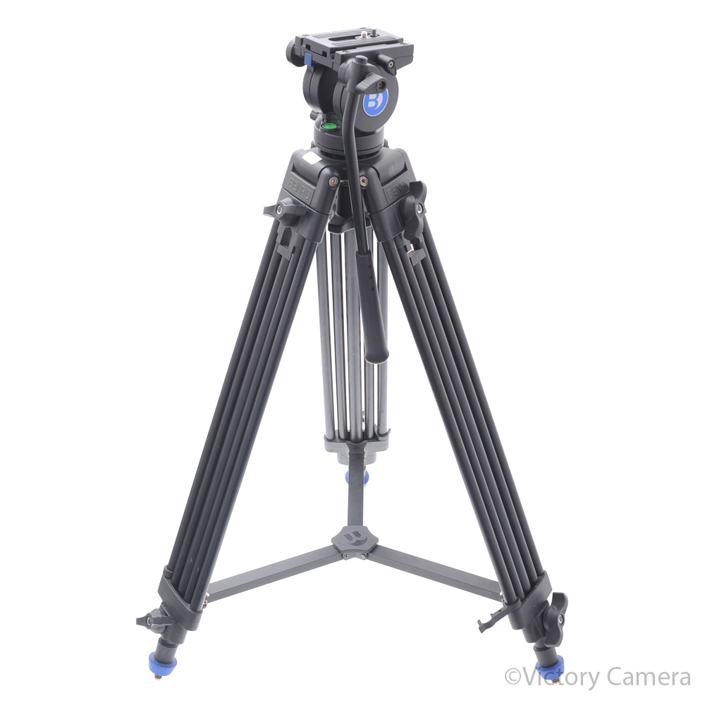 Benro KH25N Video Tripod w/ Fluid Head ~61" Tall [EXC] image 1