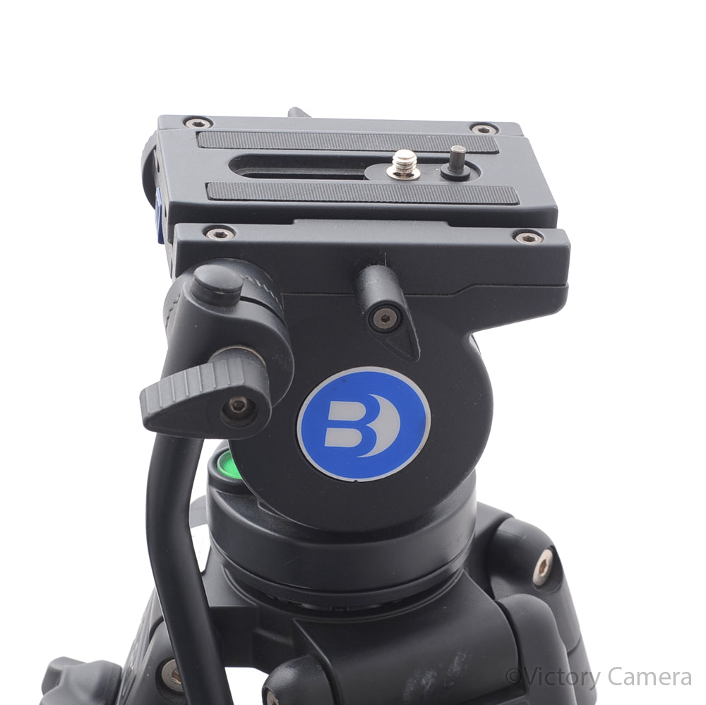 Benro KH25N Video Tripod w/ Fluid Head ~61" Tall [EXC] image 4