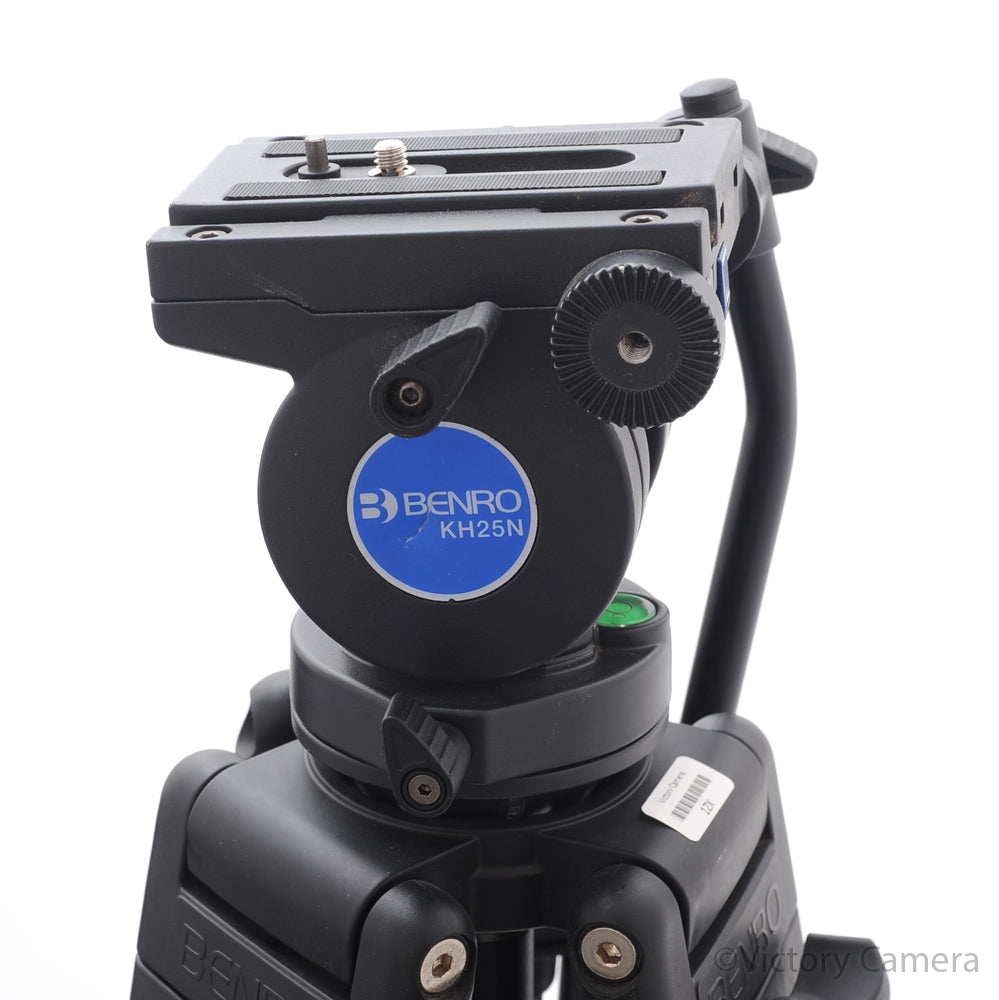 Benro KH25N Video Tripod w/ Fluid Head ~61" Tall [EXC] image 2