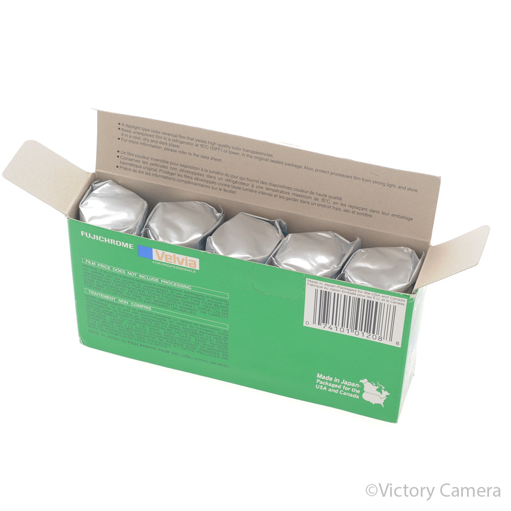 5x Fuji Fujifilm Velvia 50 120 Medium Format Film Roll -Exp. 2003- [AS-IS] image 2