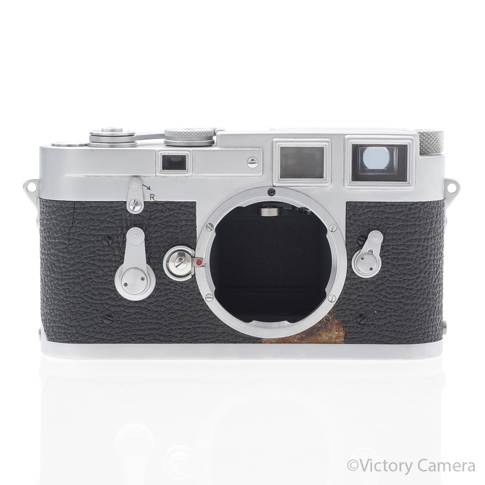 Leica M3 Single Stroke Chrome 35mm Rangefinder Camera Body [EXC] - Victory Camera
