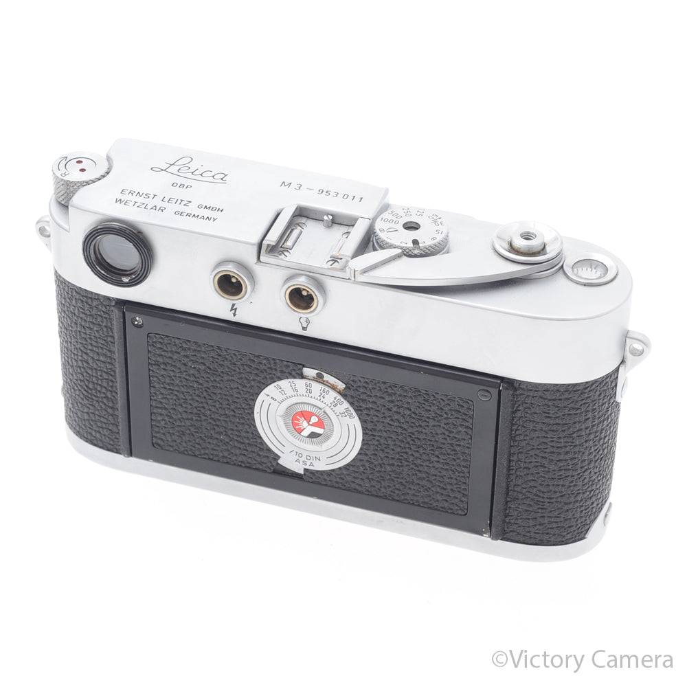 Leica M3 Single Stroke Chrome 35mm Rangefinder Camera Body [EXC] - Victory Camera