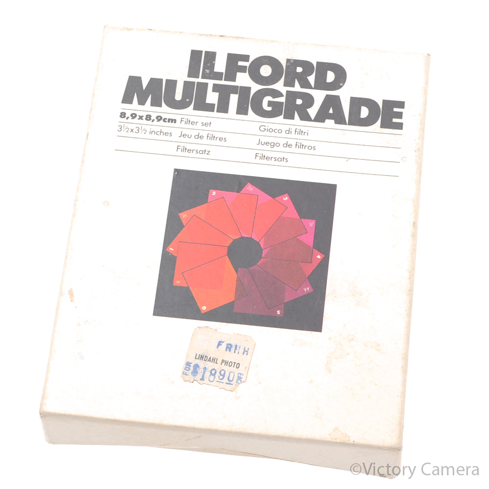 Ilford Multigrade Contrast Filters (3.5 x 3.5", Set of 12) [EXC] - Victory Camera