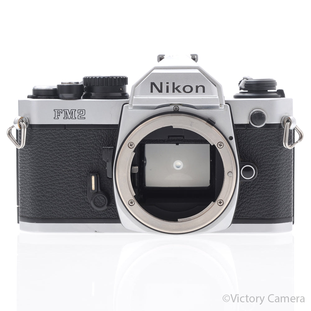 Nikon FM2 Chrome 35mm Film SLR Camera Body [GOOD] image 1
