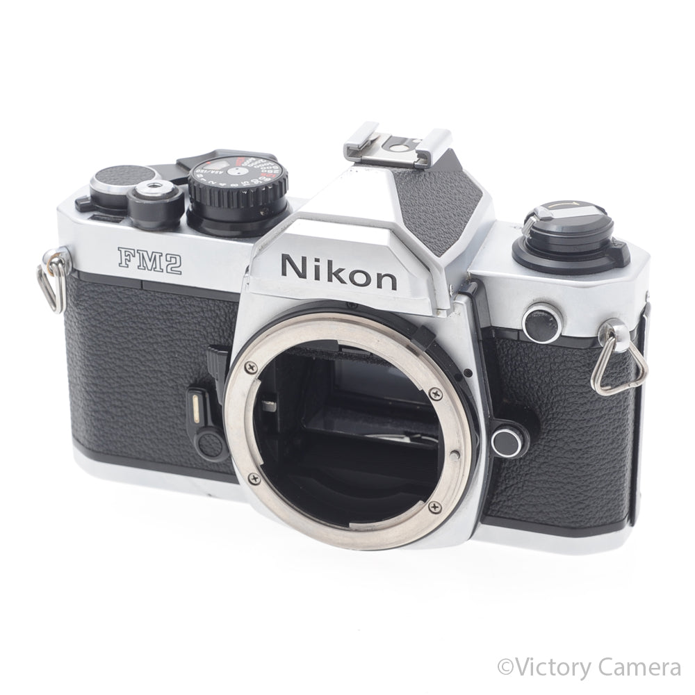 Nikon FM2 Chrome 35mm Film SLR Camera Body [GOOD] image 2
