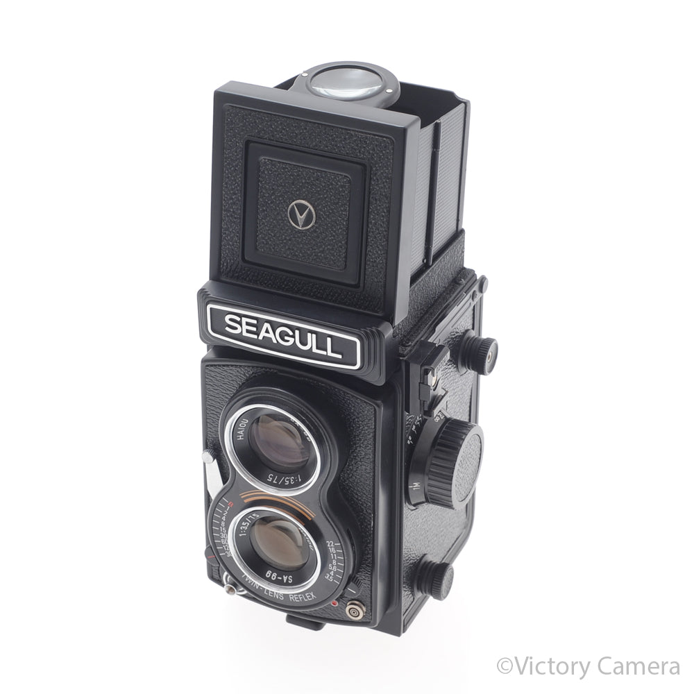 Seagull 4B-1 Medium Format 6x6 6x4.5 TLR Camera w/ 75mm f3.5 Lens [EXC+] image 2