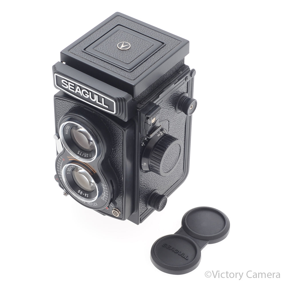 Seagull 4B-1 Medium Format 6x6 6x4.5 TLR Camera w/ 75mm f3.5 Lens [EXC+] image 5