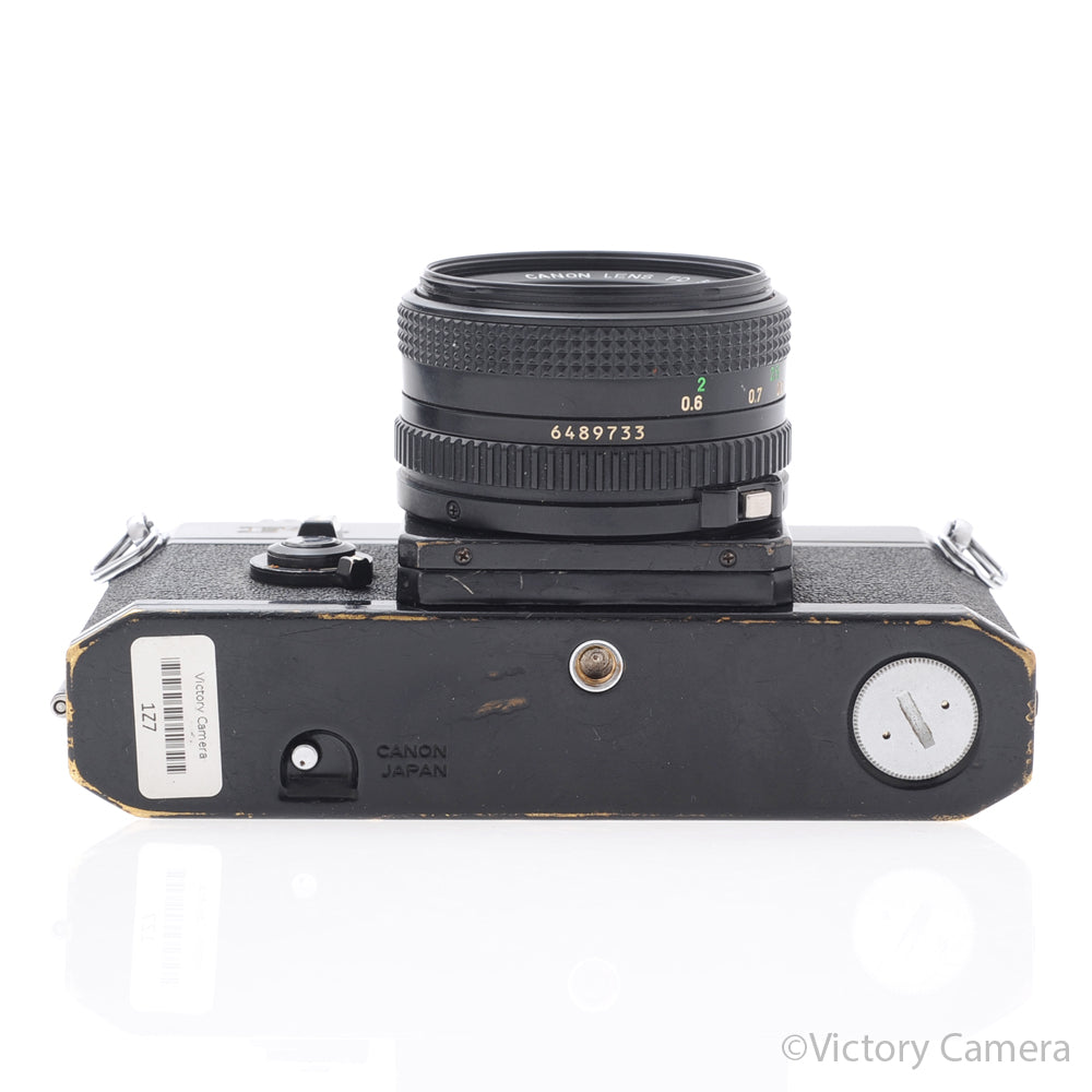 Canon F1 F-1 Black 35mm Camera Body [EXC-] image 4