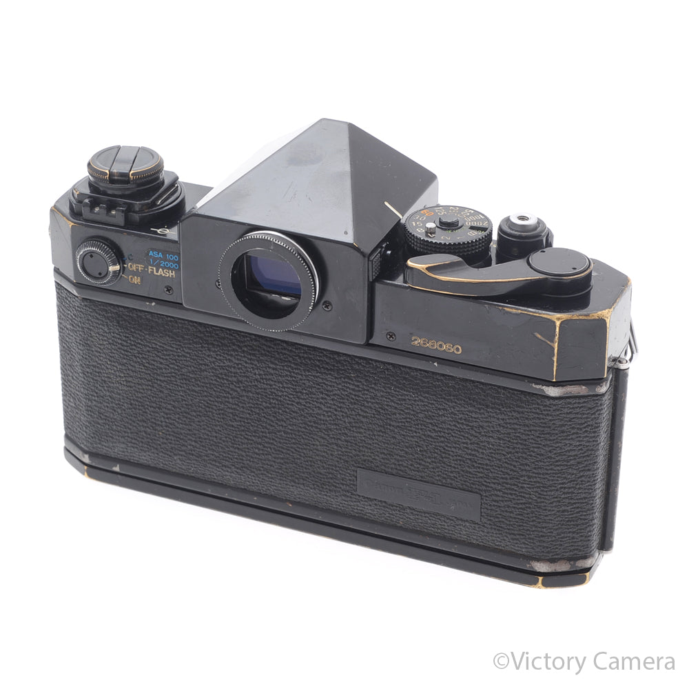Canon F1 F-1 Black 35mm Camera Body [EXC-] image 3