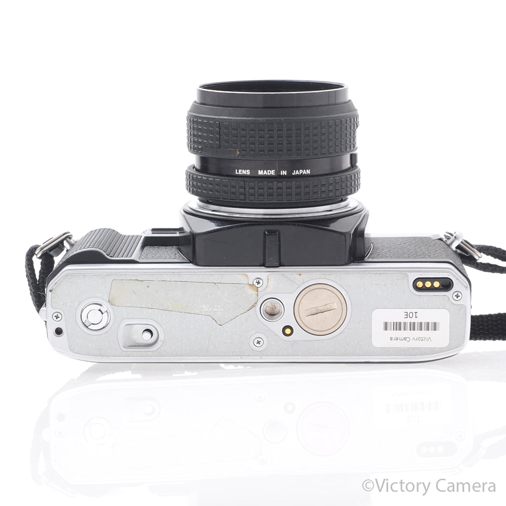 Minolta X-370 Chrome 35mm Manual Focus Camera w/ Petri 50mm f1.8 Lens [EXC+] image 5