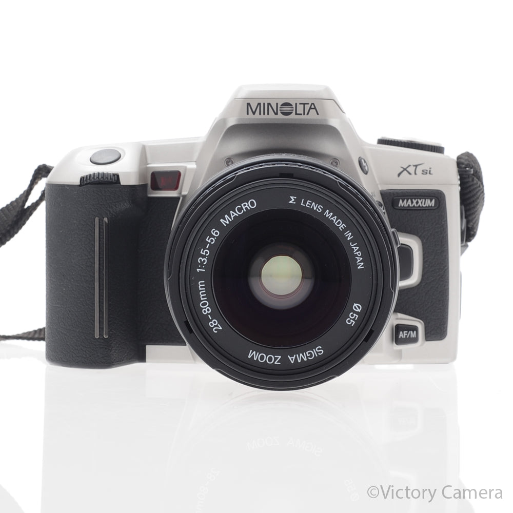 Minolta Maxxum XTsi 35mm Film Camera w/ 28-80mm AF Zoom Lens [EXC-] image 1