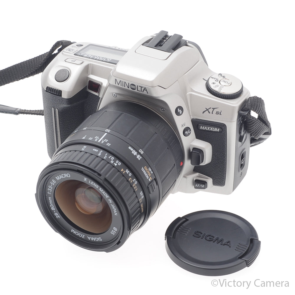 Minolta Maxxum XTsi 35mm Film Camera w/ 28-80mm AF Zoom Lens [EXC-] image 5