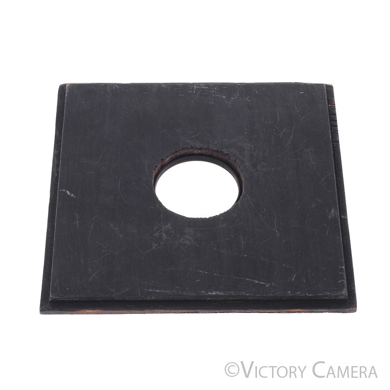 Deardorff Wooden 7"x7" Lens Board for 8x10 V8 or V11 ~52mm Hole [EXC] - Victory Camera