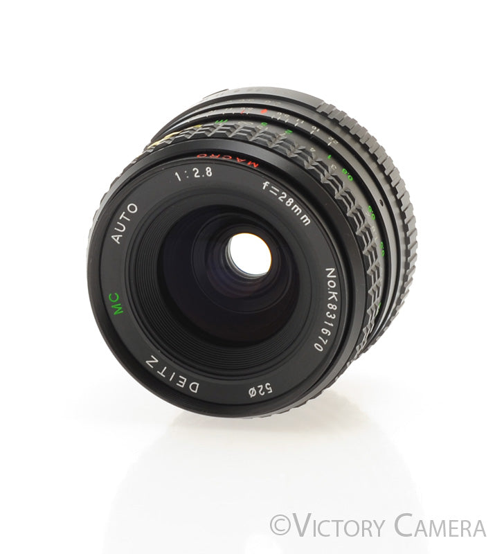 Deitz 28mm f2.8 1:4 Wide Angle Macro Lens for Minolta [EXC+]