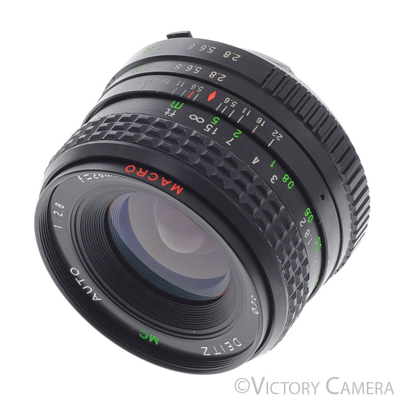 Deitz MC 28mm f2.8 1:4 Wide Angle Macro Lens for Minolta  [EXC+] - Victory Camera