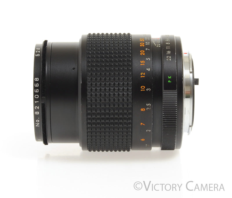 Deitz MC 135mm f2.8 Pentax K Mount Lens [EXC] - Victory Camera