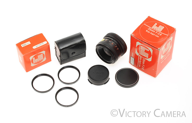 DeJur Auto 35mm f2.8 Wide Angle Prime Lens for Canon FD [EXC] - Victory Camera