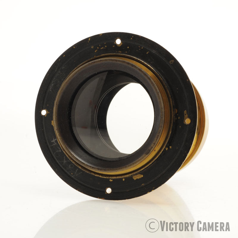 Derogy No.5 Brass View Camera 19&quot; F8 Lens - Victory Camera