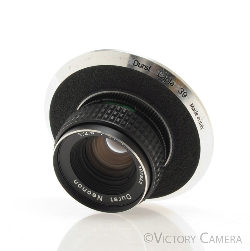 Durst Neonon 50mm f2.8 Enlarging Lens with Lapla Board - Victory Camera