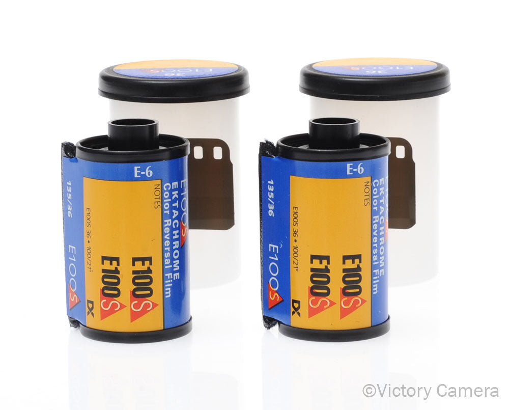 2 Rolls Kodak Ektachrome E100s 35mm 36 Exp Film Cold Stored [MINT]