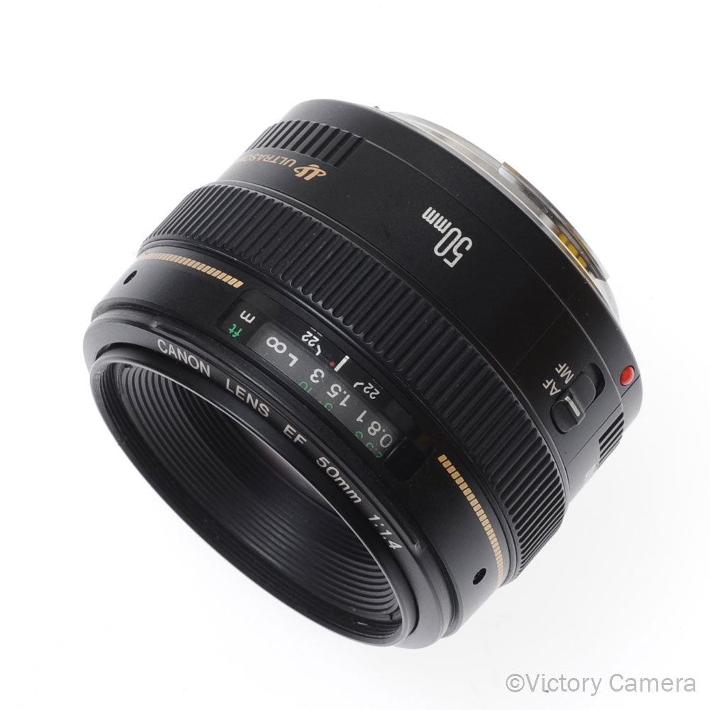 Canon EOS EF 50mm f1.4 USM Autofocus Prime Lens [EXC+] - Victory Camera