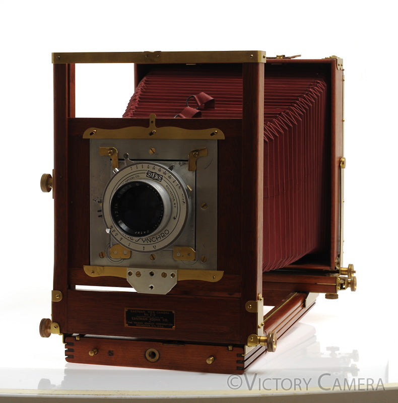 Eastman Kodak 8x10 View Camera No.2D w/ Ektar 12" f6.3 Lens Case [EXC+] - Victory Camera