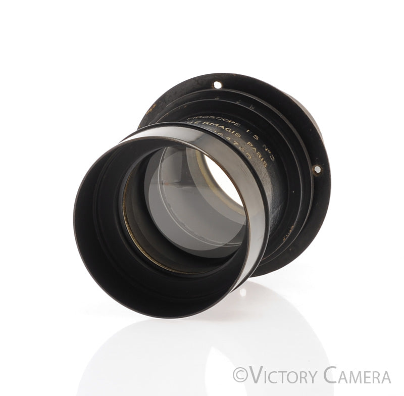 Hermagis Paris Eidoscope No 3 275mm f4.5 Large Format Lens [EXC-] - Victory Camera