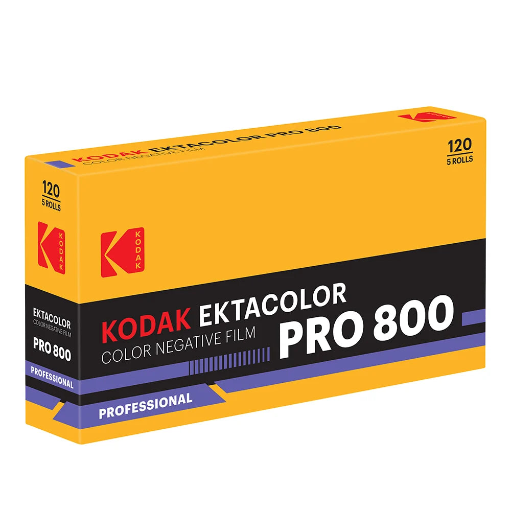 Kodak Ektacolor Portra 800 Color Negative Film One Roll 120 Film