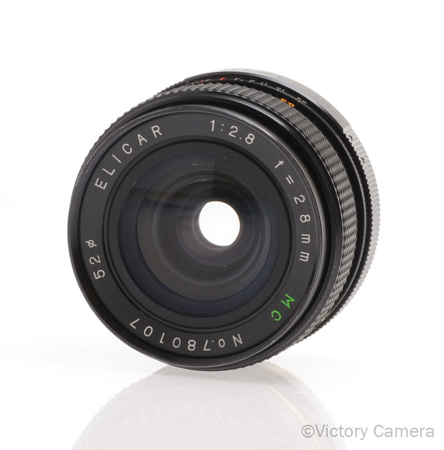 Elicar 28mm f2.8 MC Wide Angle Lens For Pentax K Mount [EXC] - Victory Camera