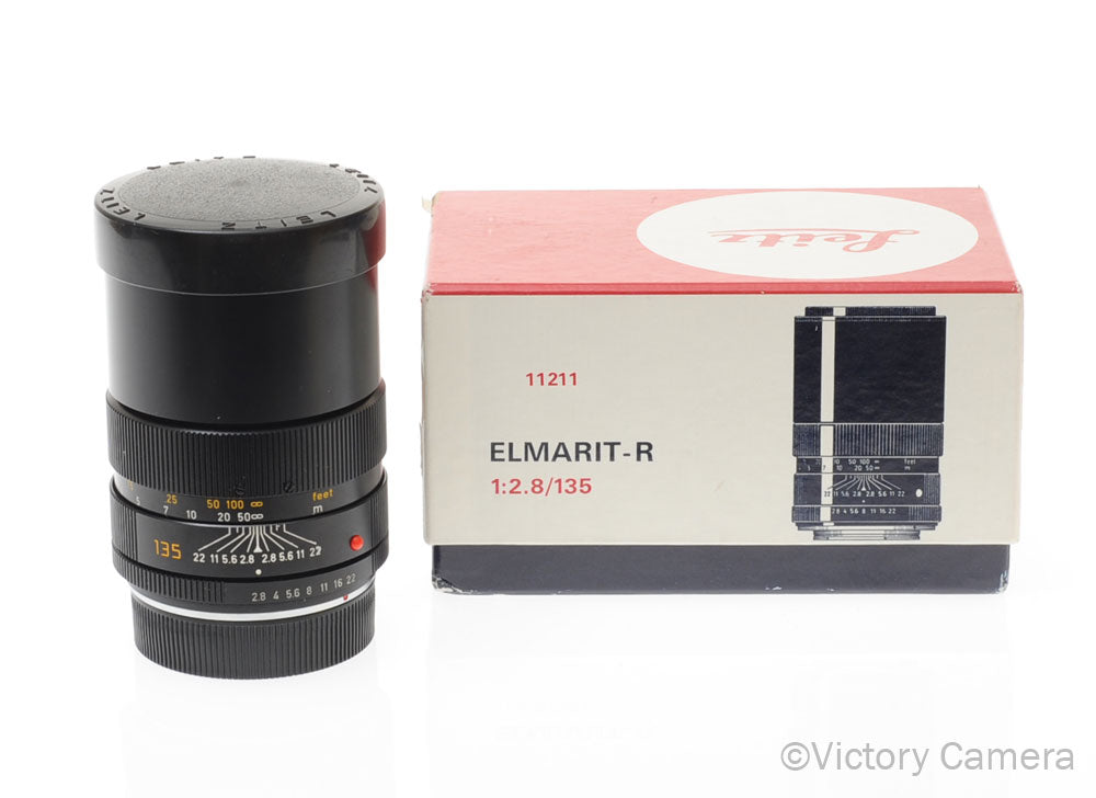 Leitz Leica Elmarit-R 135mm f2.8 ROM SLR Lens [MINT-] - Victory Camera
