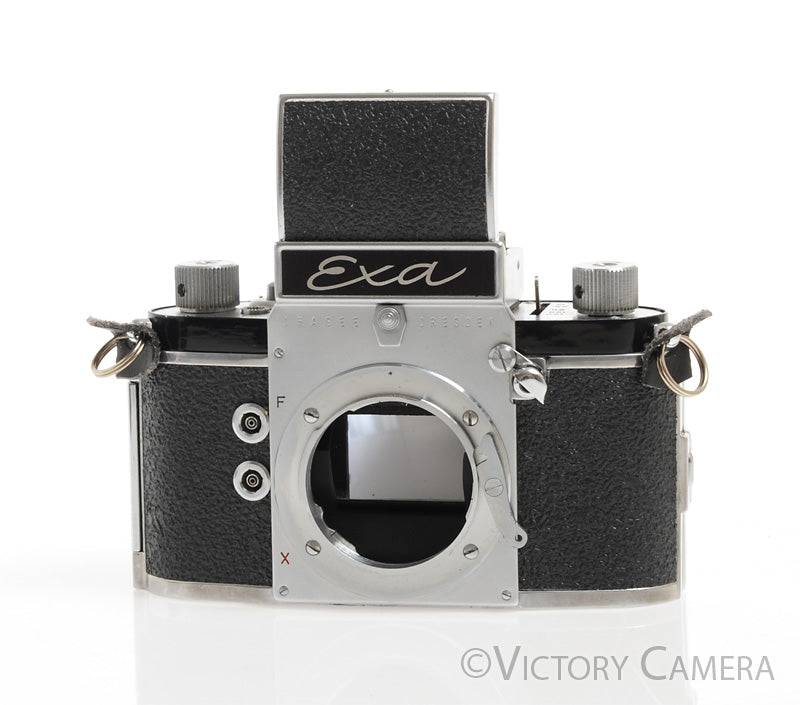 Ihagee Exa Chrome 35mm Camera Body w/ Waist Level Finder  [EXC+] - Victory Camera