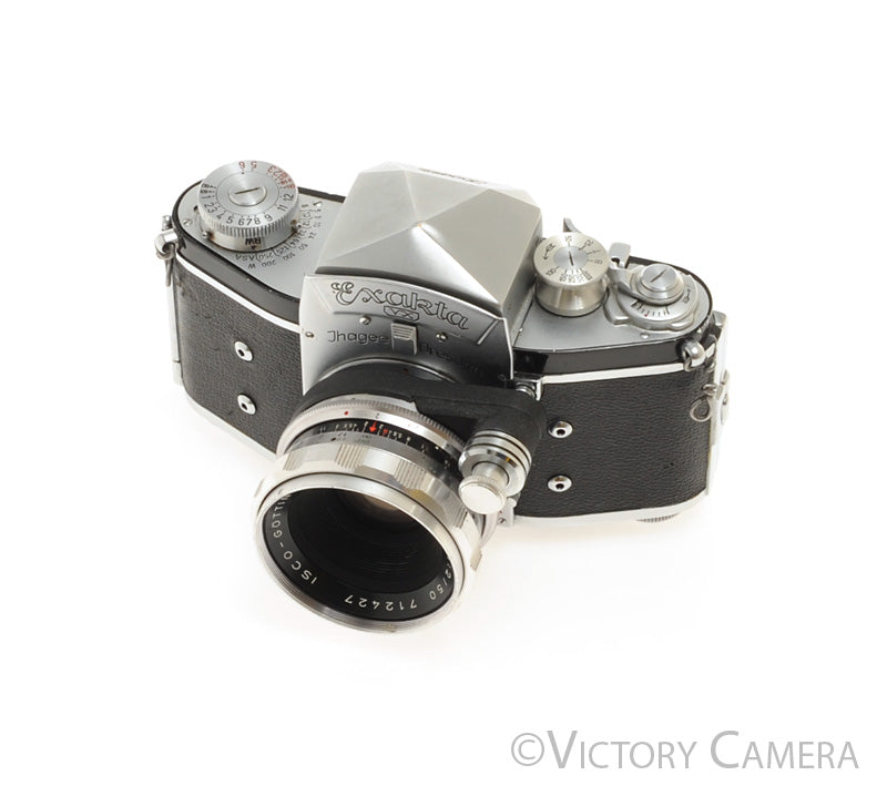 Ihagee Dresden Exakta VX Chrome 35mm SLR Camera Body [GOOD] - Victory Camera