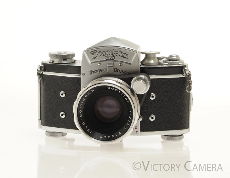 Ihagee Dresden Exakta VX Chrome 35mm SLR Camera Body [GOOD] - Victory Camera