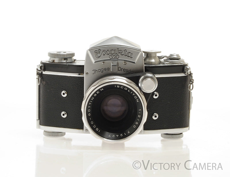 Ihagee Dresden Exakta VX Chrome 35mm SLR Camera Body [GOOD] - Victory Camera