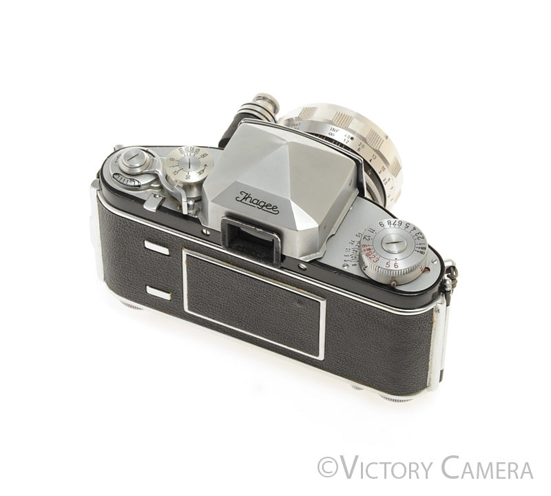 Ihagee Dresden Exakta VX Chrome 35mm SLR Camera Body [GOOD] - Victory Camera