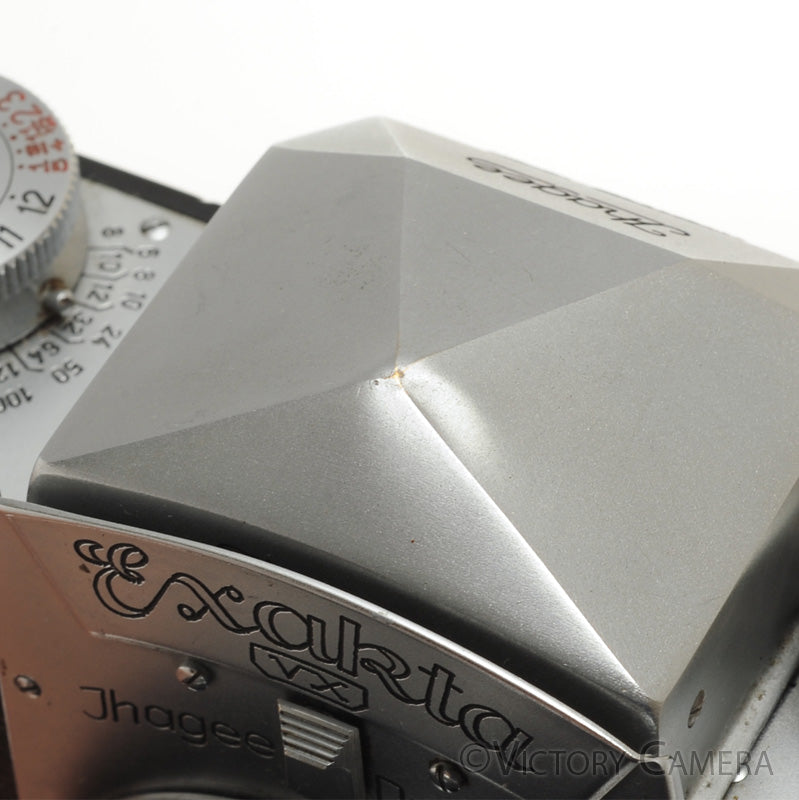 Ihagee Dresden Exakta VX Chrome 35mm SLR Camera Body [GOOD] - Victory Camera